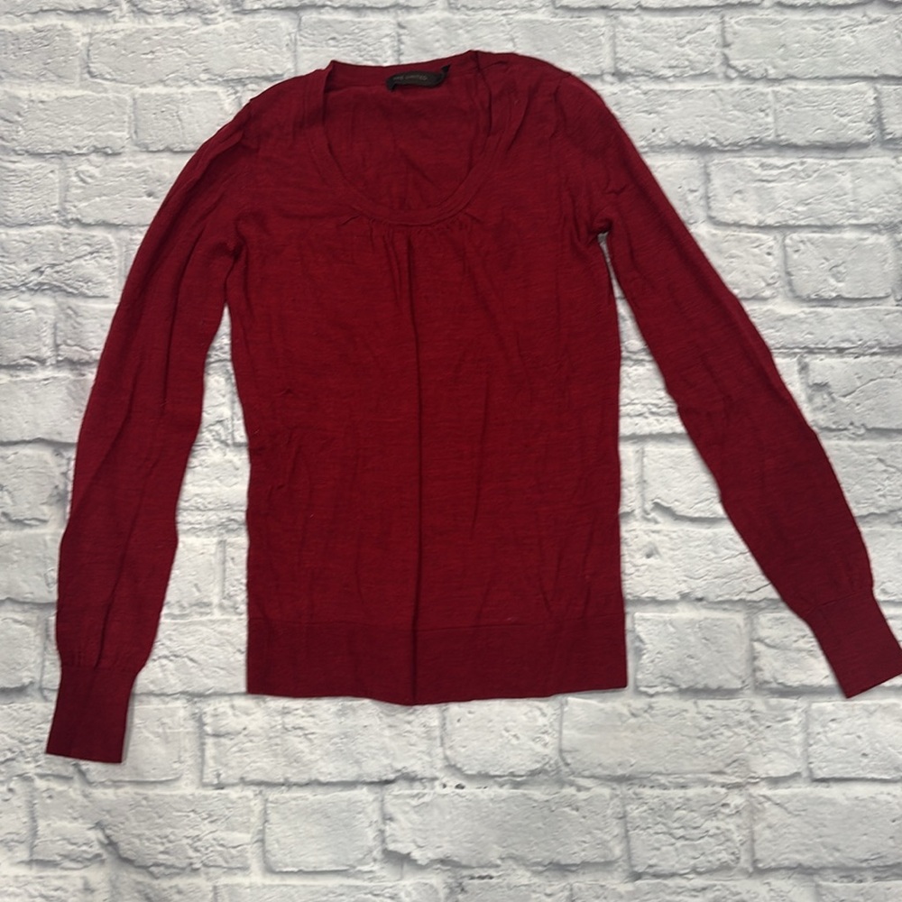 The Limited Maroon Sweater